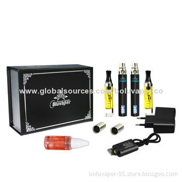 Upgraded Low-resistance eGo E Cigarette Starter Kit, Available in Colorful Clearomizers